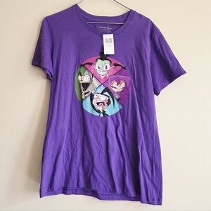 Nickelodeon Invader Zim Circle Character Tee